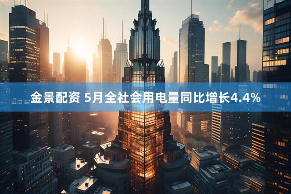 金景配资 5月全社会用电量同比增长4.4%