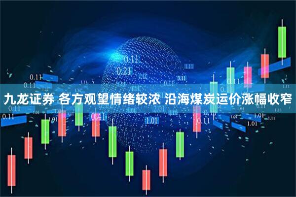 九龙证券 各方观望情绪较浓 沿海煤炭运价涨幅收窄